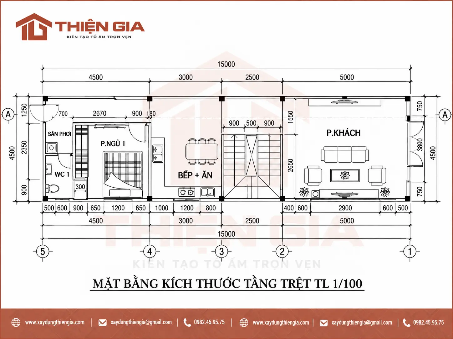 Giai đoạn thiết kế hồ sơ kỹ thuật thi công trong quy trình xây nhà tại Xây Dựng Thiện Gia