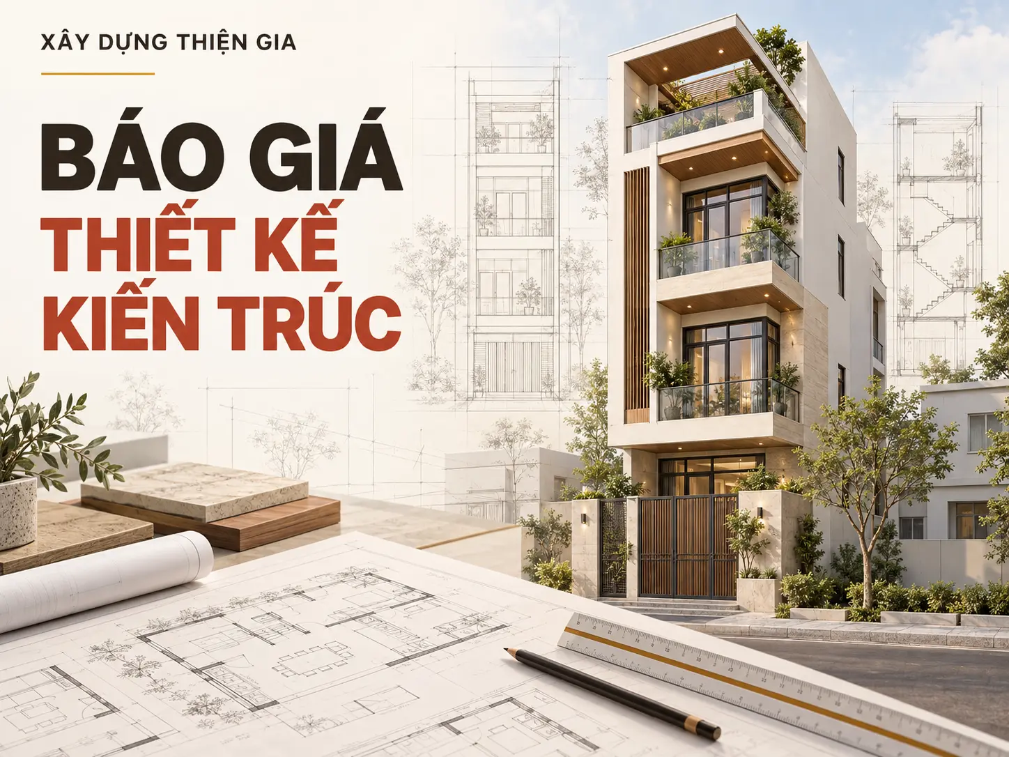 bản vẽ thiết kế kiến trúc nhà phố