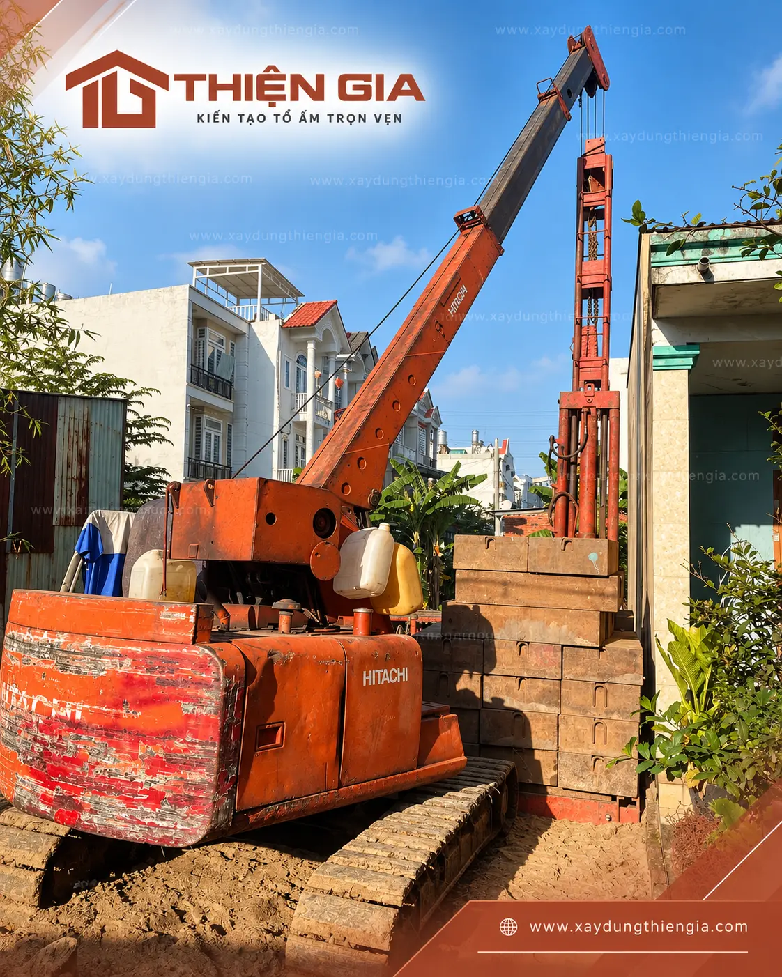 xây nhà phần thô và nhân công hoàn thiện ranh giới hạng mục rõ ràng Xây Dựng Thiện Gia